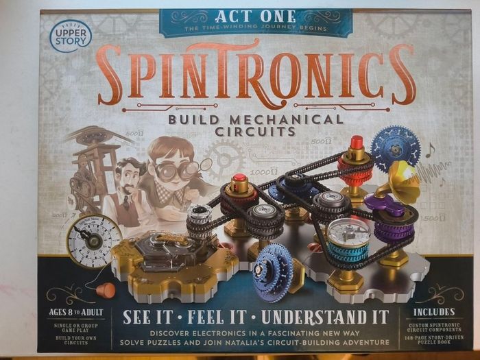 Spintronics Act One Build Mechanical Circuits STEM Game Excellent Condition