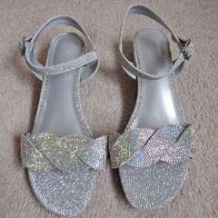 Next Silver Sandles size 2