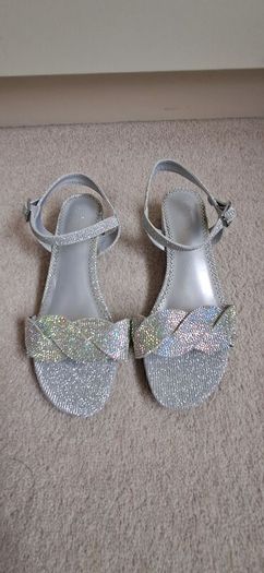Next Silver Sandles size 2