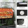 Steel Charcoal BBQ, with Ash Catcher and Warming Rack Image 10