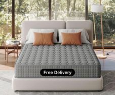4FT Small Double Mattress, 10 Inch Hybrid Mattres with Breathable