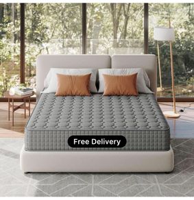 4FT Small Double Mattress, 10 Inch Hybrid Mattres with Breathable