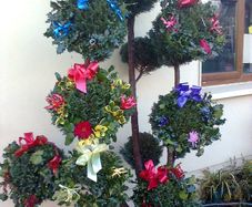 Traditional Handmade Holly Wreaths