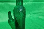 Antique blue 1/2 pint bottle - Corcoron &amp; Co. Carlow