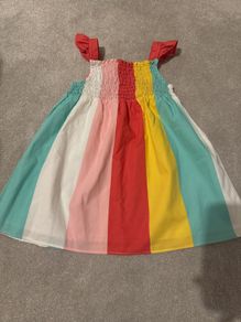 Rainbow summer dress size 18-24 m