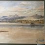 Original framed watercolor painting on paper signed Image 5