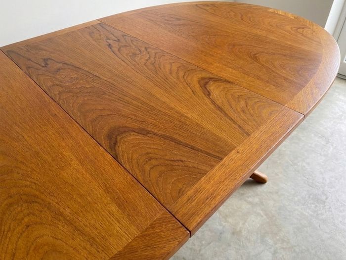Vintage Nathan Mid Century Teak Extending Dining Table & 6 Chairs