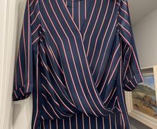 Atmosphere stripe blouse size 10