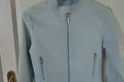 Blue Pleather Jacket 162cm / adult 6-8