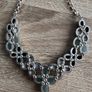 Silver Plated Necklace with Genuine Stones Image 3
