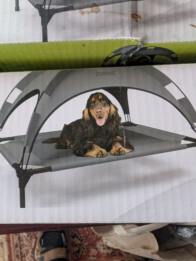 Dog Bed with sun shade
