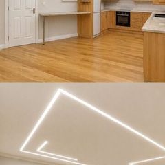 Modern LED Ceiling Lighting Installation
