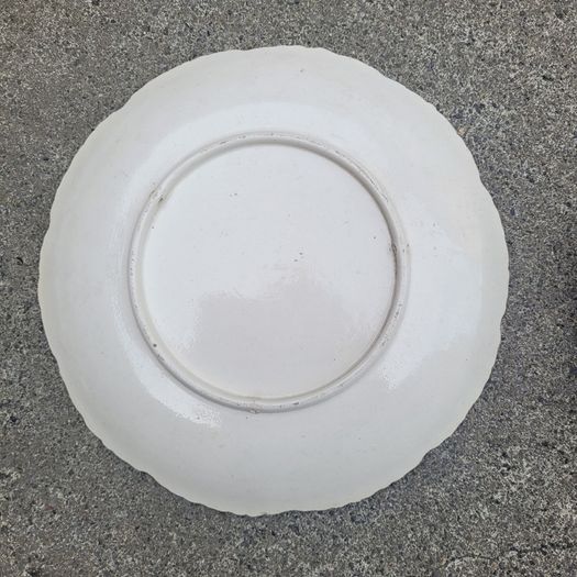 Antique pair of decorative plates