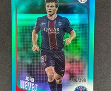 Joao Neves /299 2025-26 Topps Chrome UEFA PSG Portugal #14