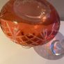 Early 20th Century cut cranberry glass decanter Image 4