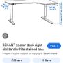 IKEA Bekant right-corner desk Image 4
