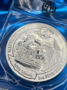 1oz Fine 999 Silver Bullion HMS Victory 2025 Coin.