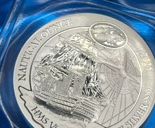 1oz Fine 999 Silver Bullion HMS Victory 2025 Coin.