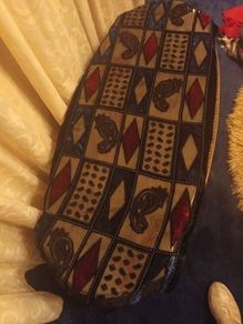 Silk/Velvet Mix Blue/Red Pashmina/Shawl.