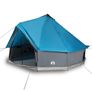 Family Tent Tipi 8-Person Blue Waterproof Image 3