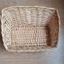 New - A Strong Wicker Type Basket - Christmas Hamper Type plus Outer Wrap - Read Carefully Image 3