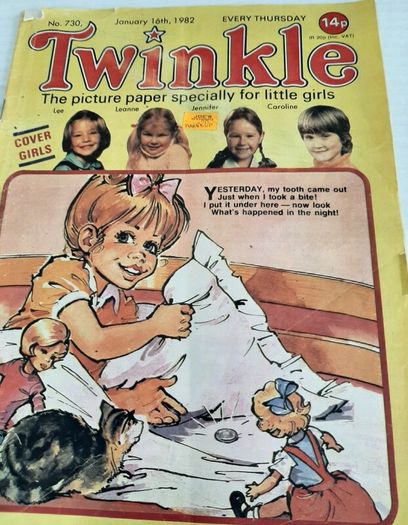 vintage twinkle comic January 1982