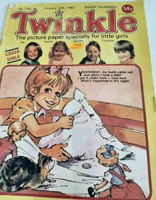 vintage twinkle comic January 1982