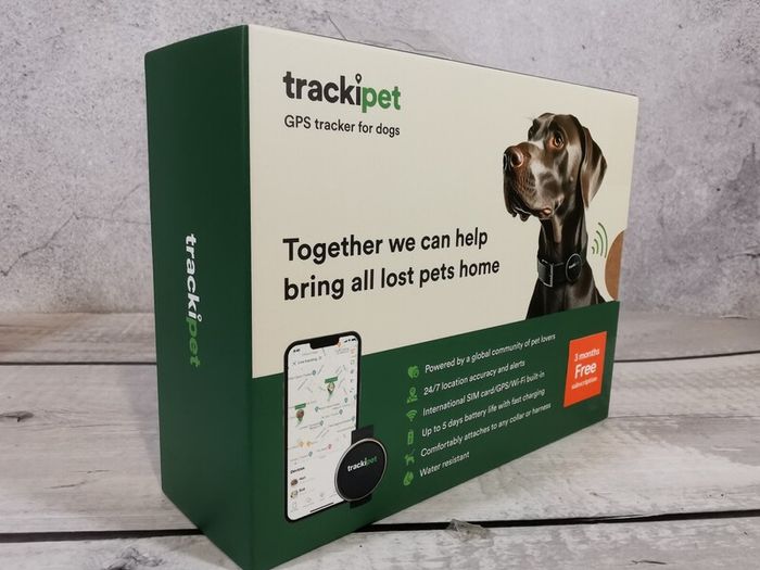 TrackiPet GPS Pet Tracker Dog Tiny Waterproof + 3 Month Subscription