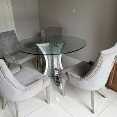 Dining table and chairs