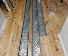 Cable tray 150mm x 60mm. 2x3m lengths + 1x1.5m