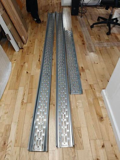 Cable tray 150mm x 60mm. 2x3m lengths + 1x1.5m
