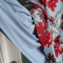 St. Oliver blue and red floral dress Sz 8UK Image 8