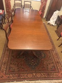Mahogany Extending Dining Table