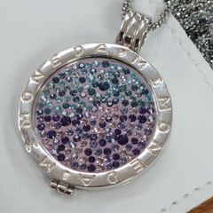 Mi Moneda sterling silver coin pendant on chain
