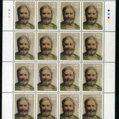 2006 Ireland Death Centenary of Michael Cusack (GAA Founder) Commemorative Stamp Sheetlet Plate 1B1B1B1B Mint Never Hinged (MNH)