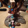 handmade, bohemian-style chunky bead necklace y. Image 6