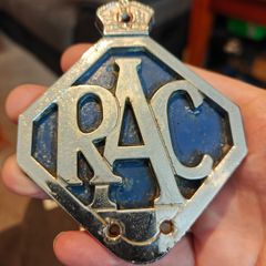 Vintage RAC Grille Car Badge