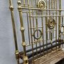 amazing four foot vintage brass bed FINAL REDUCTION... Image 9
