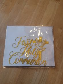 Communion Cake Decoration