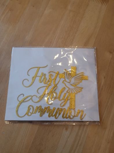 Communion Cake Decoration