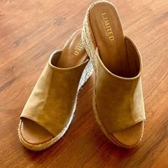 New Limited Edition M & S Suede Wedges