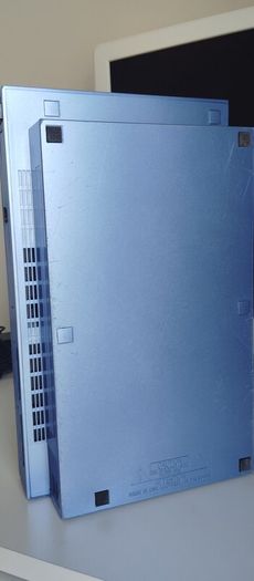 Playstation 2 Console Aqua Blue Ps2 PAL Refurbished Original controller hd adapter