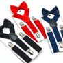 Kids Suspenders with Bow Tie Image 2