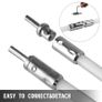 BRAND NEW 8M Chimney Cleaner Sweep Kit Nylon Electrical Drill Drive Flexible Rod Rotary Brush Head for Sweeping Away Flue Chimney Soot Image 4