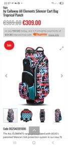 OGIO "Tropical Punch" "All Elements" Cart Bag