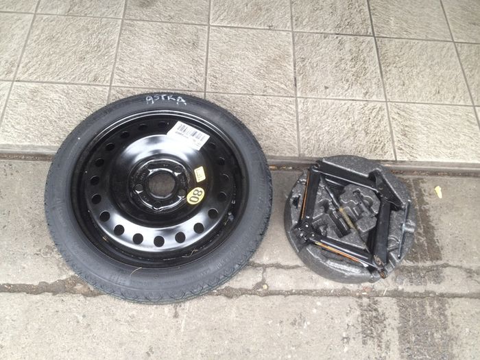 opel astra spare wheel 5x105