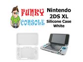 Silicone Rubber Gel Console Protective Skin Soft Case Cover Nintendo New 2DS XL White