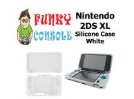 main image for ad Silicone Rubber Gel Console Protective Skin Soft Case Cover Nintendo New 2DS XL White