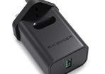 Quick Charge 3.0 USB Wall Charger, Fast Charging Portable Travel Adapter for Galaxy S8, iPhone XS/XR/XS Max, iPad, HTC, and More - Black
