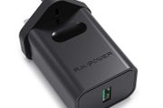 Quick Charge 3.0 USB Wall Charger, Fast Charging Portable Travel Adapter for Galaxy S8, iPhone XS/XR/XS Max, iPad, HTC, and More - Black